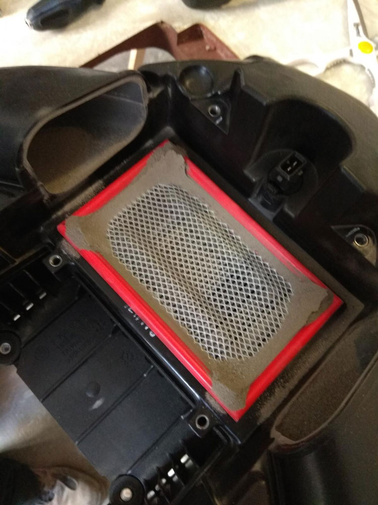 filtro aria sportivo moto